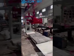 Plakalar Tuğlalar Otomatik yükleme boşaltma Vakum ve Kelepçe Çift Robot Kol Makinesi