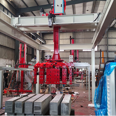 PLC Kontrollü Endüstriyel Palletizing Robotu Çalışma tasarrufu için Mobil Palletizer