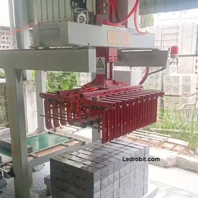PLC Kontrolü Endüstriyel Robotik Çanta Palletizer Fabrika için Palletizing Otomasyon