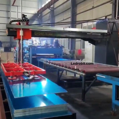 Palletizer Makine Şişe Yapma Makine Endüstriyel Palet Kamyonu Kalksit Yükleme Açma